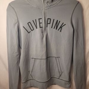 Victoria's Secret Love Pink Gray Hoodie